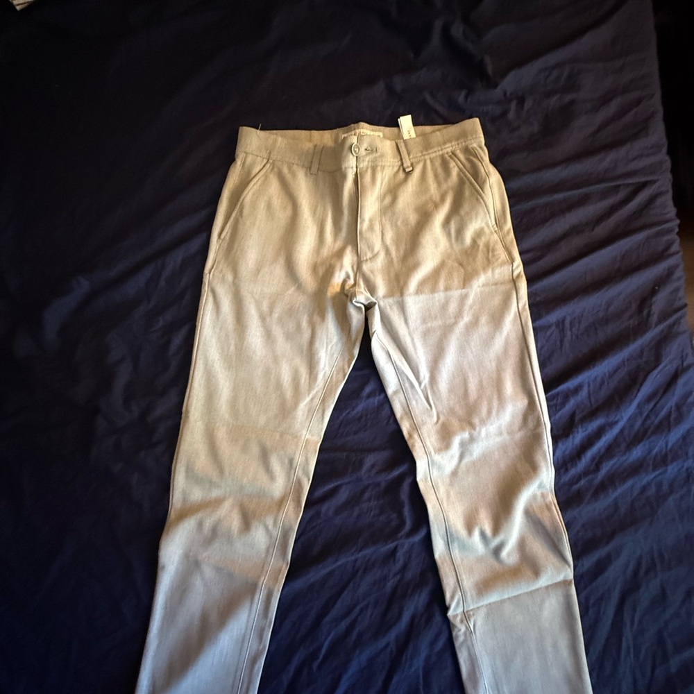 Denim & Flower Light Gray Chinos